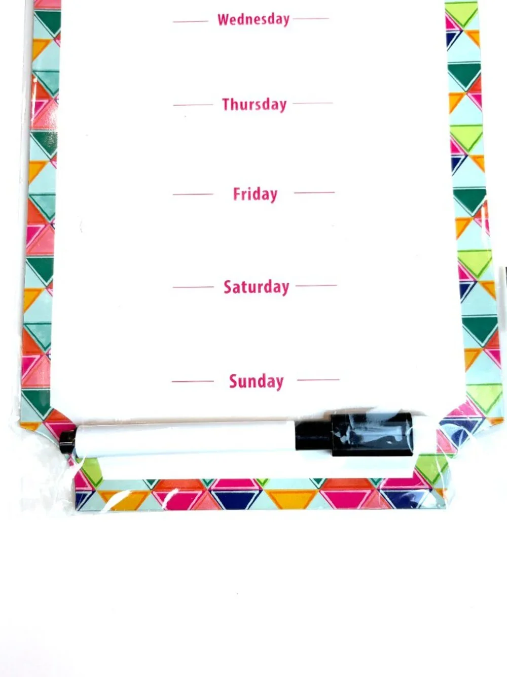 Jot magnetic weekly planner dry erase schedule board w daily layout Mon to Sun